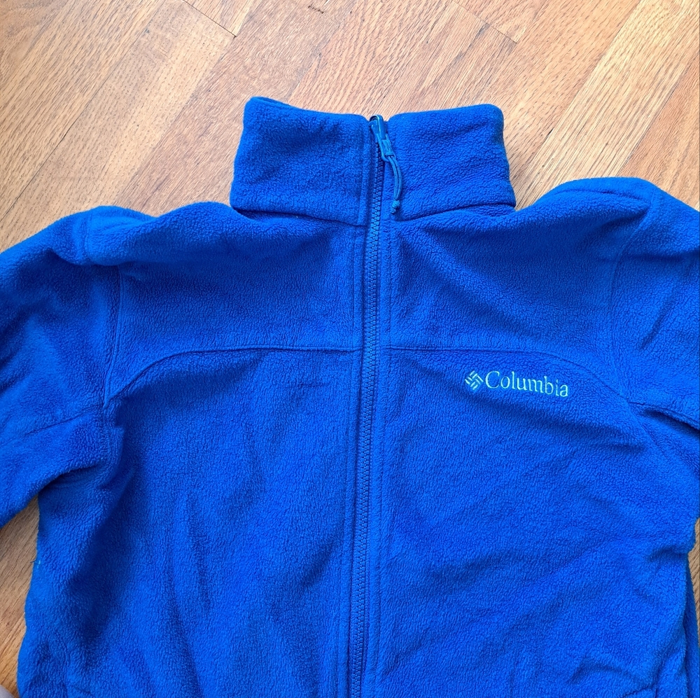 Columbia Men's Interchange Fleece Blue Jacket Sz S - Picture 5 of 10